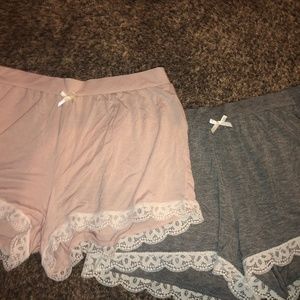 2 Aerie pajama shorts
